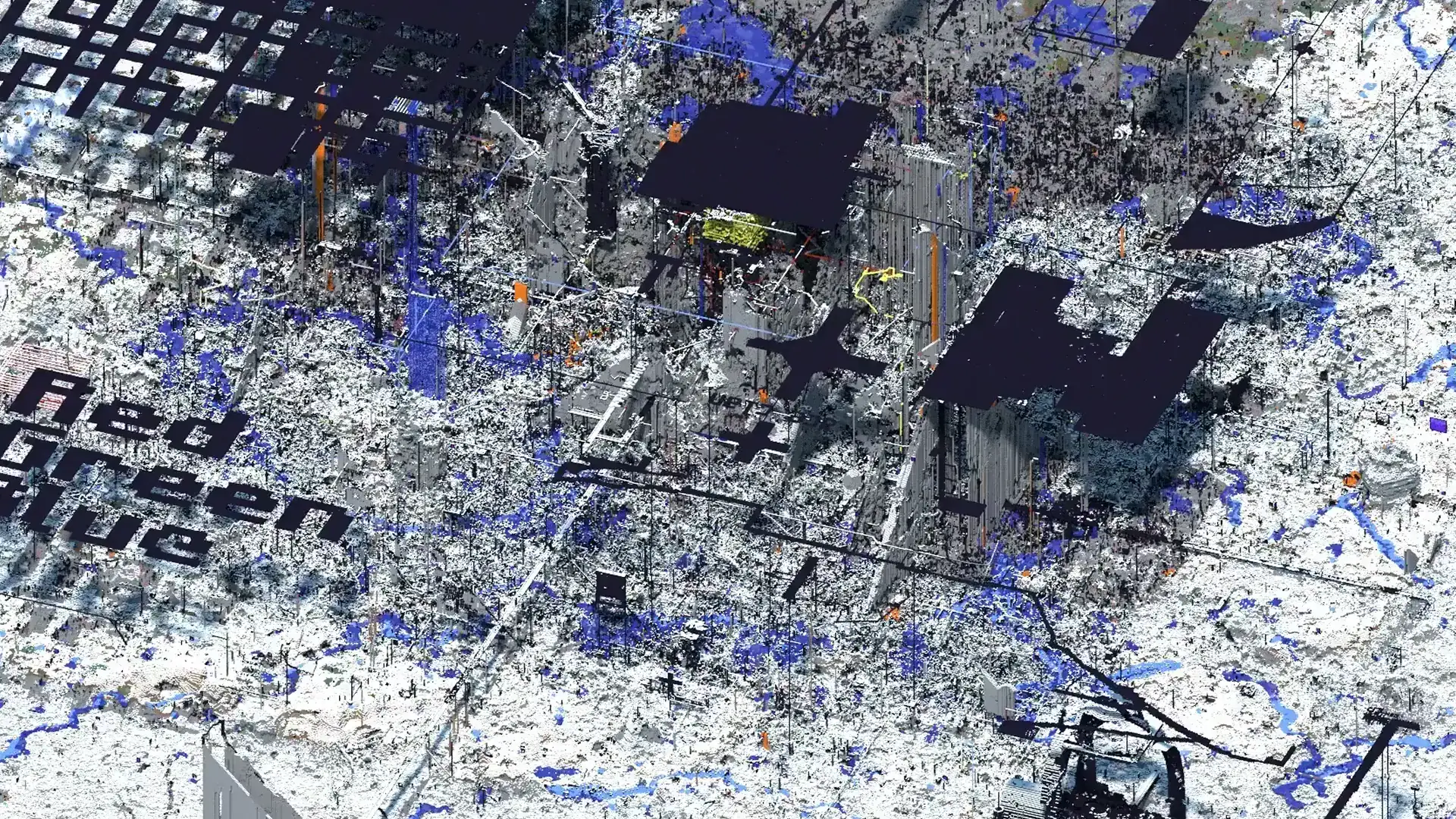 The vast, damaged world around spawn